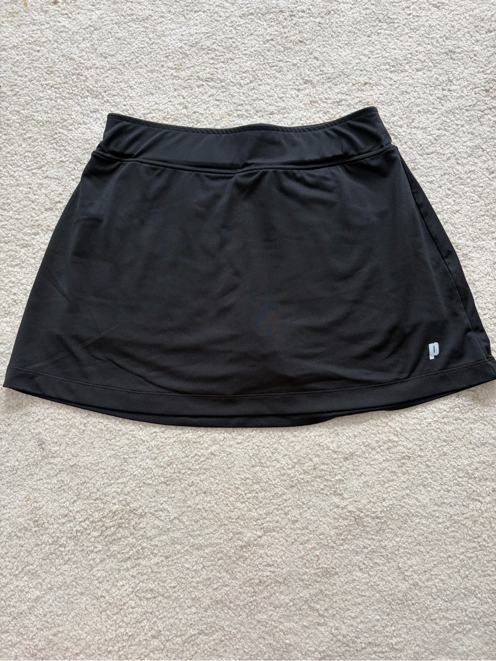 Prince Black Athletic Mini Skirt
